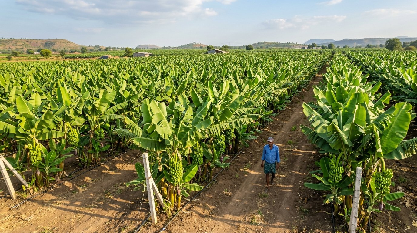 IMM Food Innovators ~250 Acres Banana Plantation Jalgaon