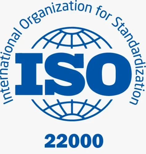 ISO 22000:2018 Official Certified Seal