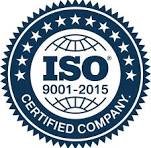 ISO 9001:2015 Official Certified Seal